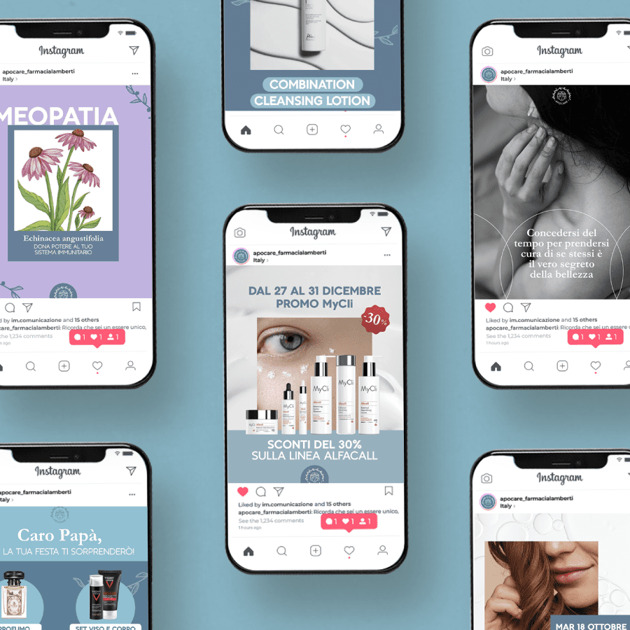 Apocare_feed_social_mobile I'M per Apocare - Strategia di marketing integrata