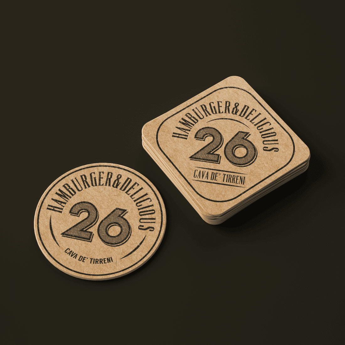26 Hamburger & Delicious - Sottobicchieri